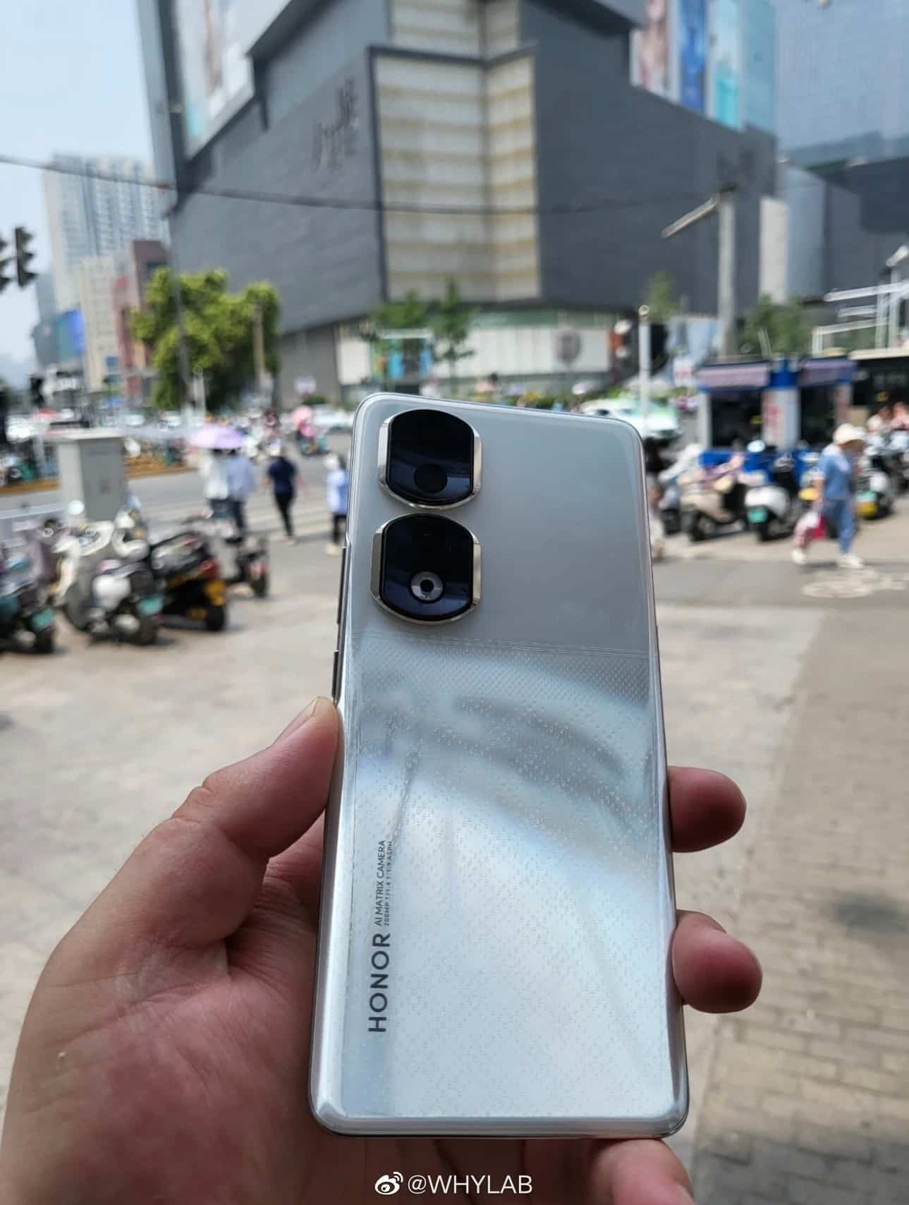 Honor 90 series back grey