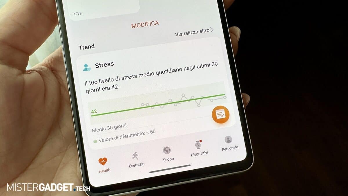 stress smart band huawei