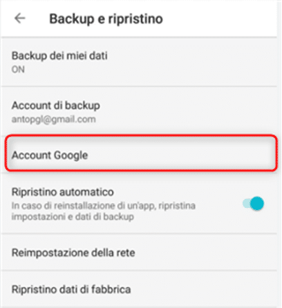 Come trasferire dati da un telefono all'altro Android