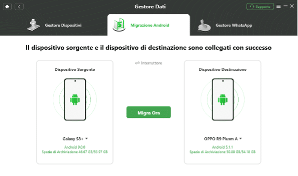 Come trasferire dati da un telefono all'altro Android