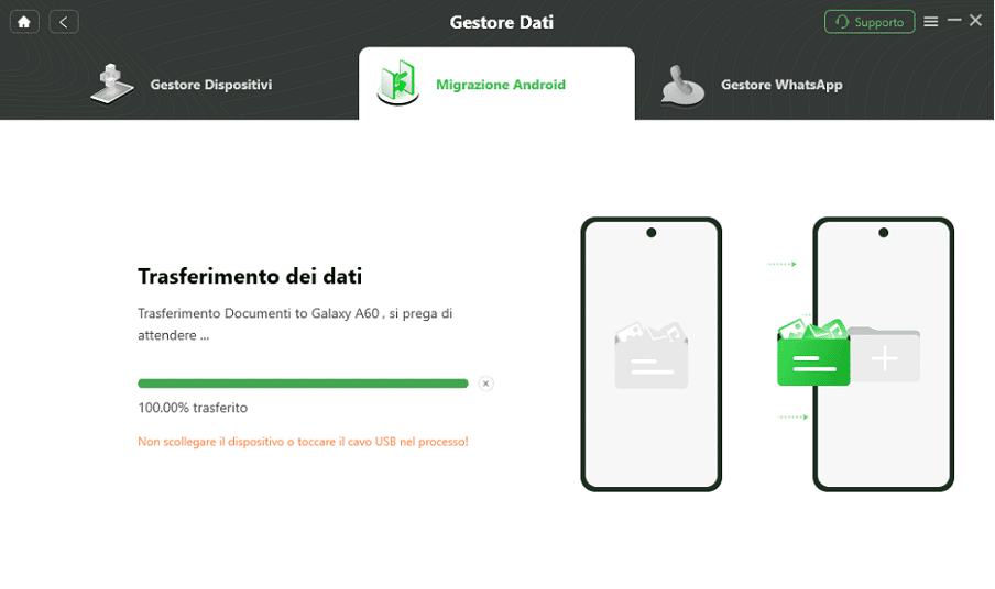 Come trasferire dati da un telefono all'altro Android