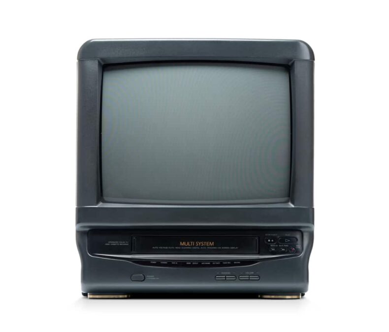 Televisore con lettore VHS