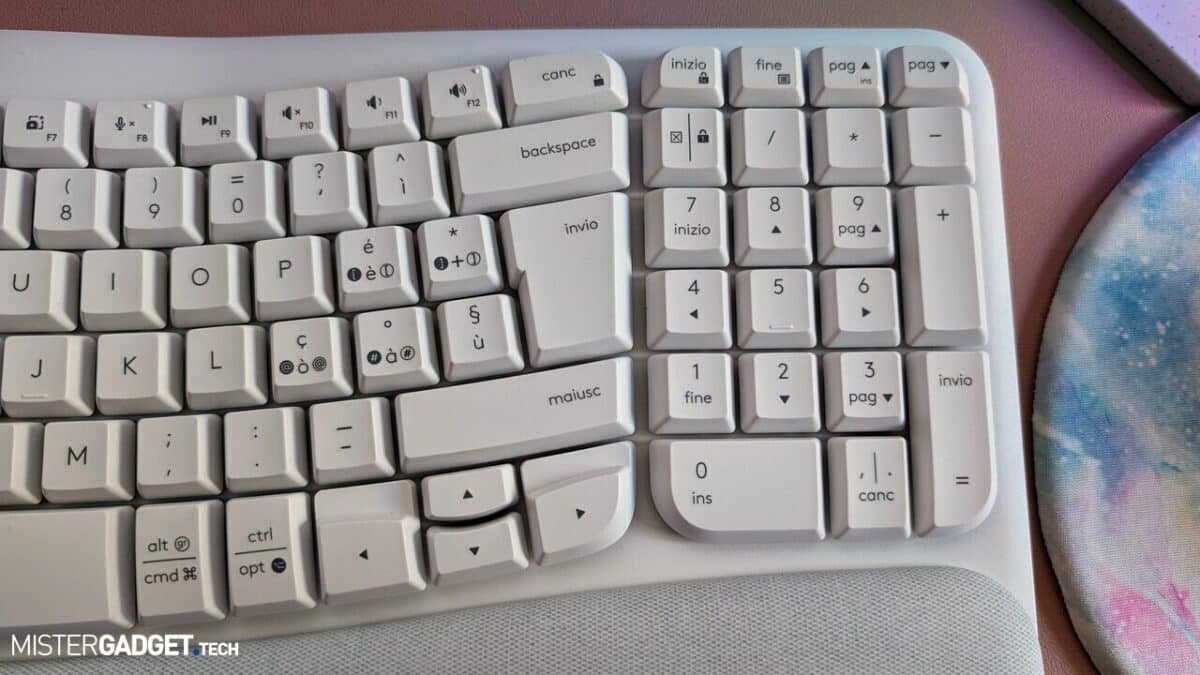 logitech wave keys tastiera ergonomica recensione mistergadget.tech