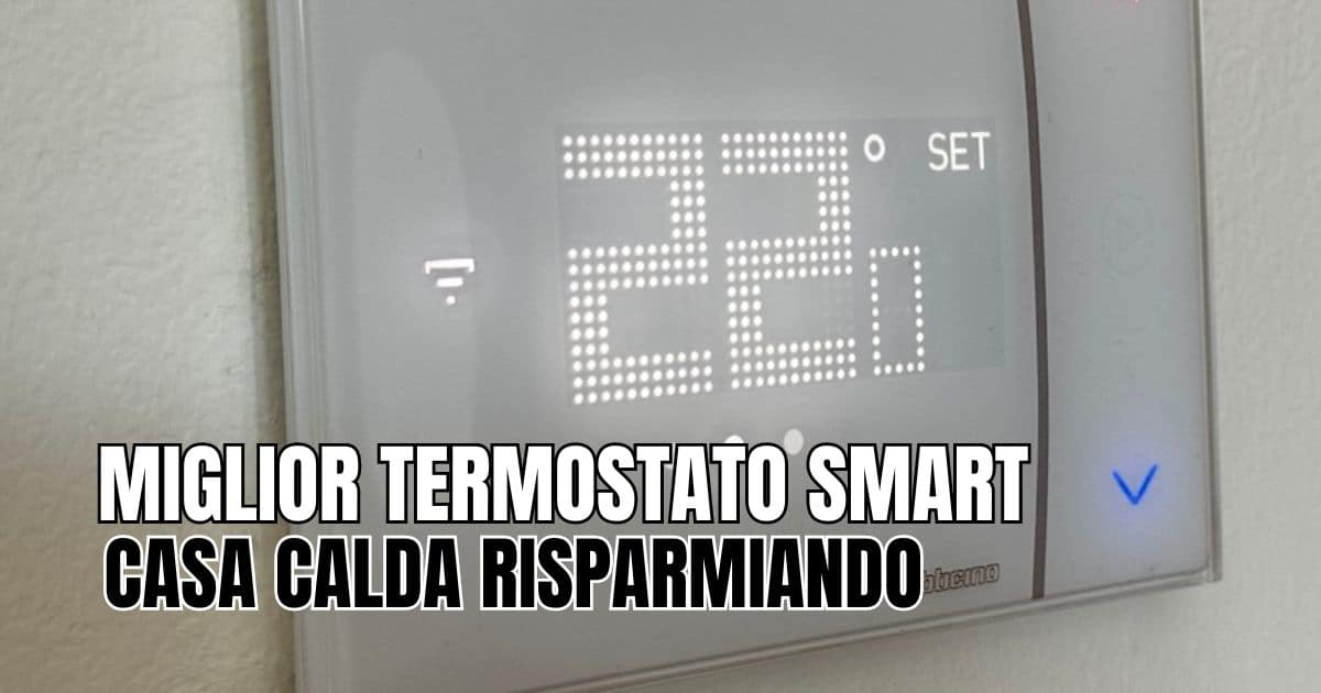 Bticino Termostato WiFi Intelligente Smarther2 with Netatmo XW8002