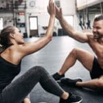 uomo e donna in palestra