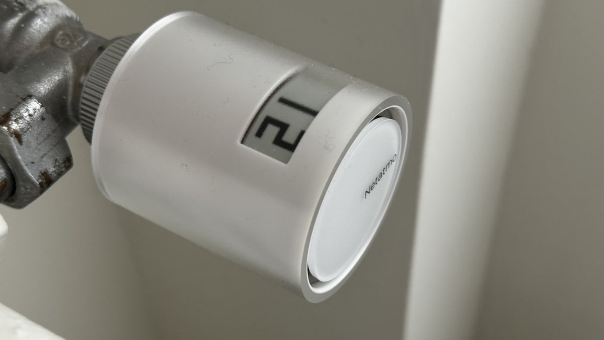 Valvola iNtelligente netatmo collegata al termostato smart BTicino