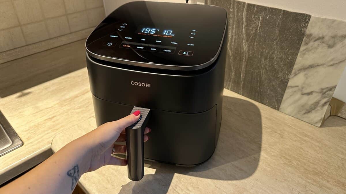 Friggitrice Ad Aria COSORI Turbo Blaze 6L - 9 Funzioni, Motore DC, 110 Ricette, 1725W - Foto 5