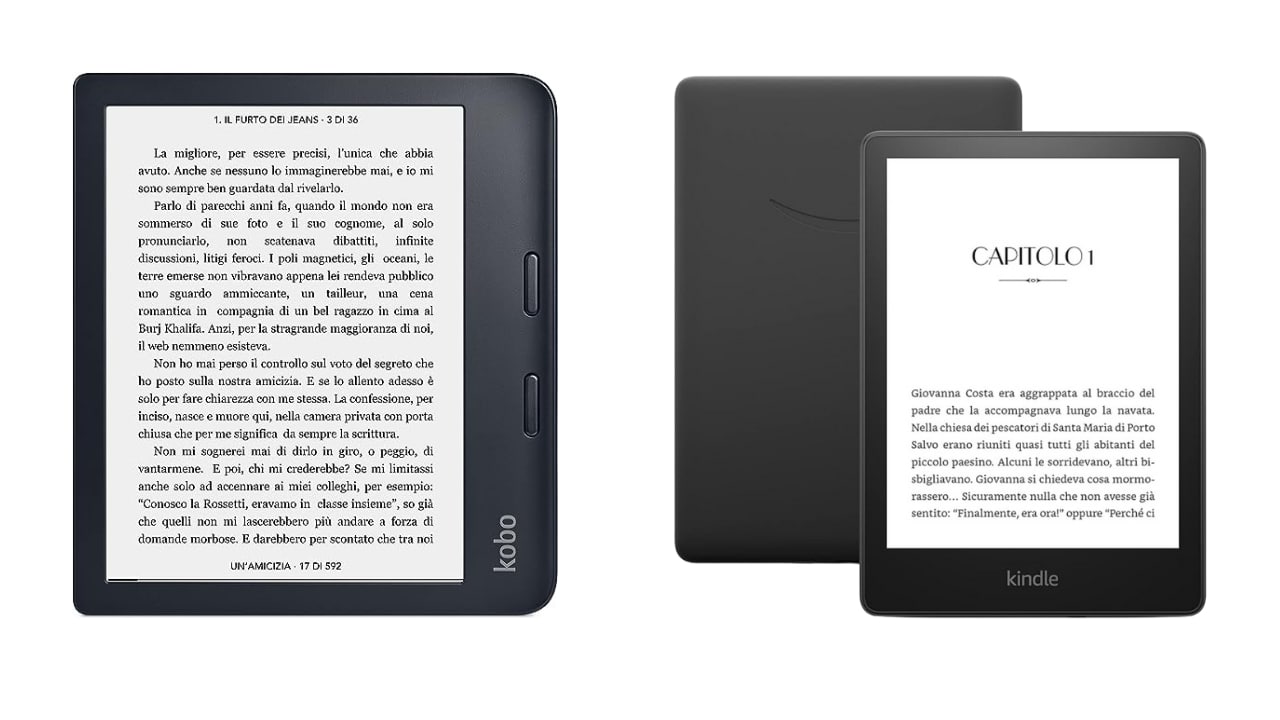 e reader kindle kobo regalo uomo