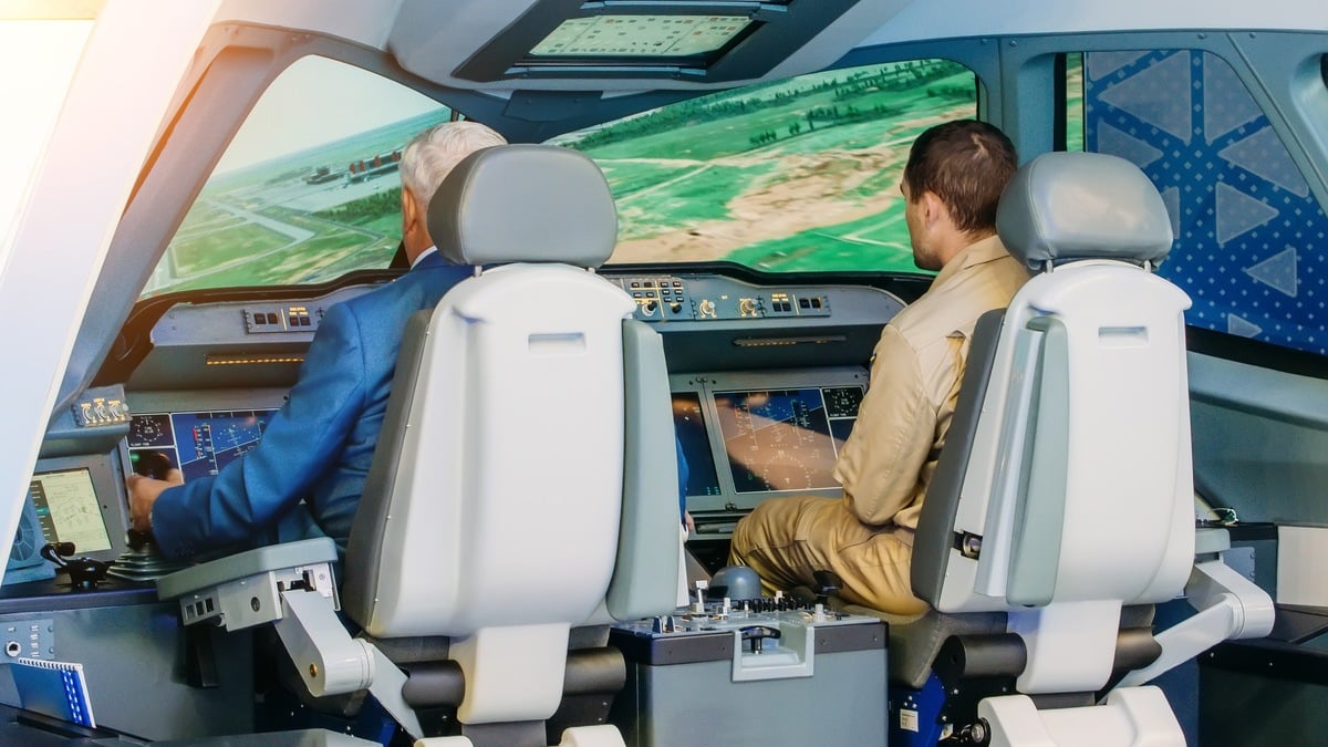 simulatore di volo