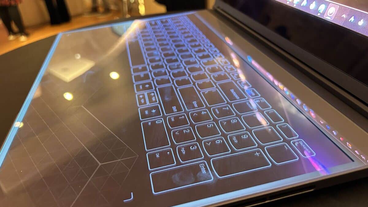 ThinkBook Transparent Display Laptop Concept