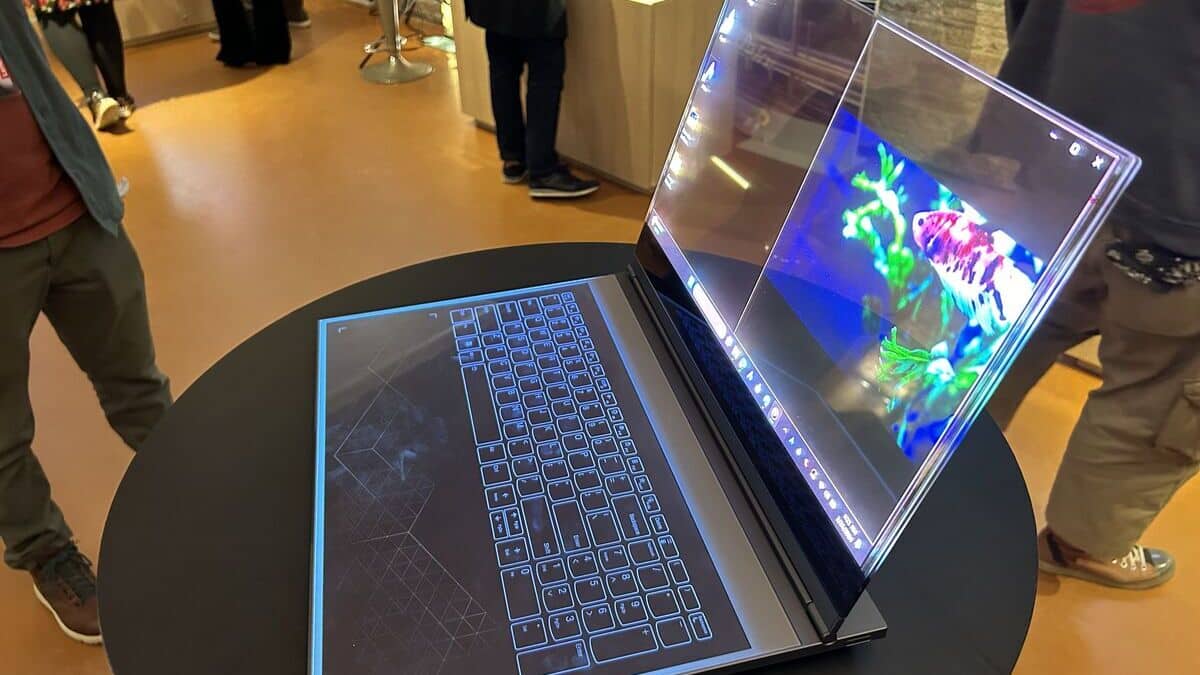 ThinkBook Transparent Display Laptop Concept