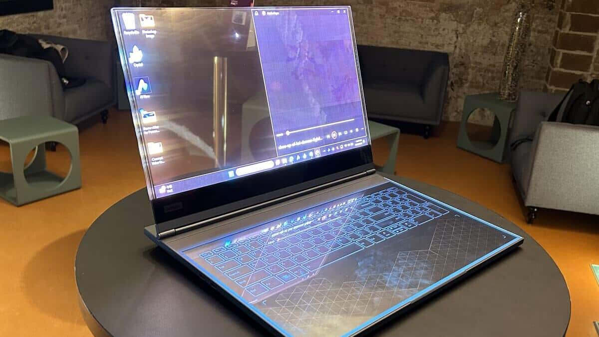 ThinkBook Transparent Display Laptop Concept