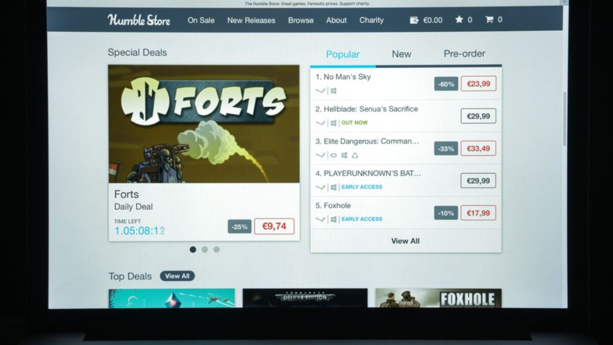 Cos'è Humble Bundle: acquistare giochi e fare beneficenza