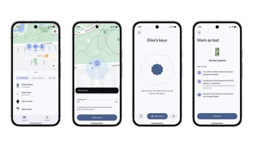 Cosa puoi fare con Find Hub
