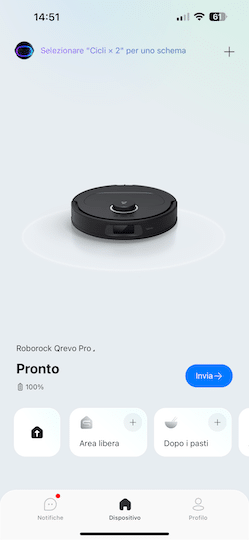 App Roborock QRevo Pro