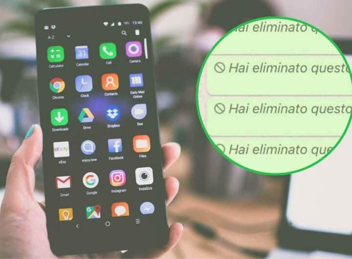 Elimini i messaggi da Whatsapp