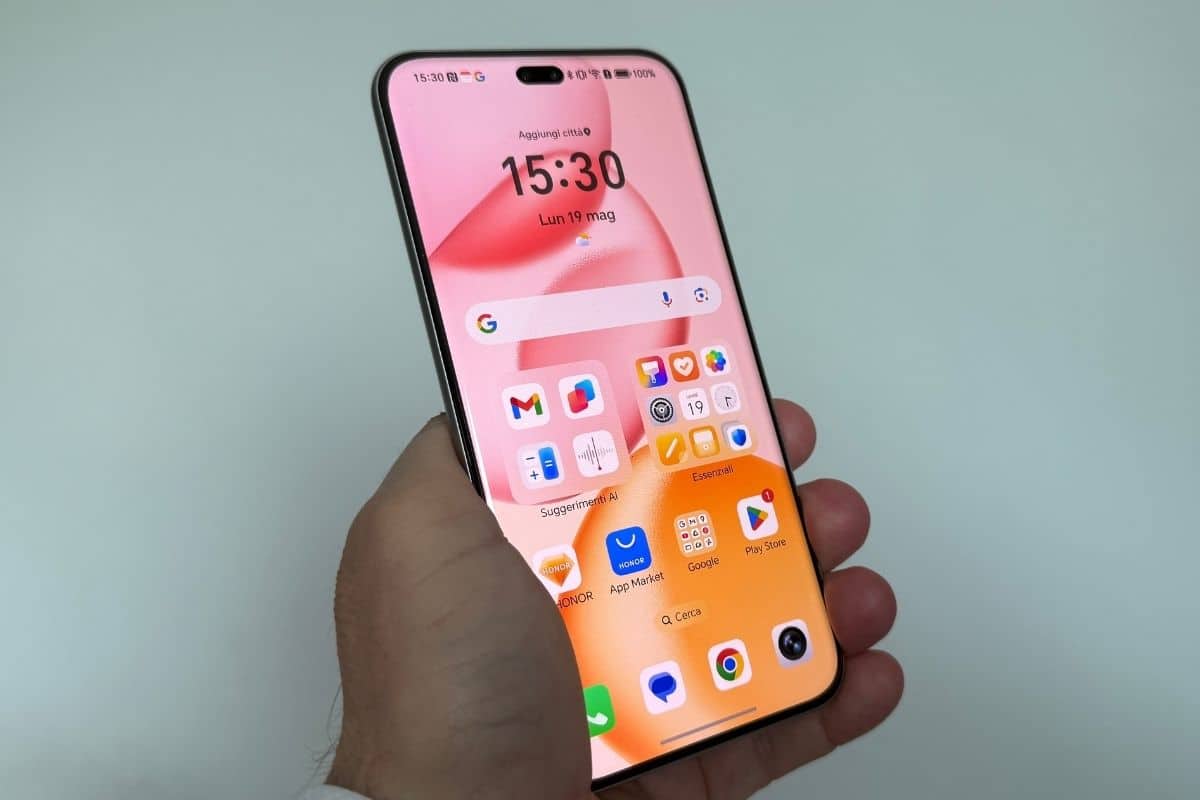 Il display di Honor 400 Pro