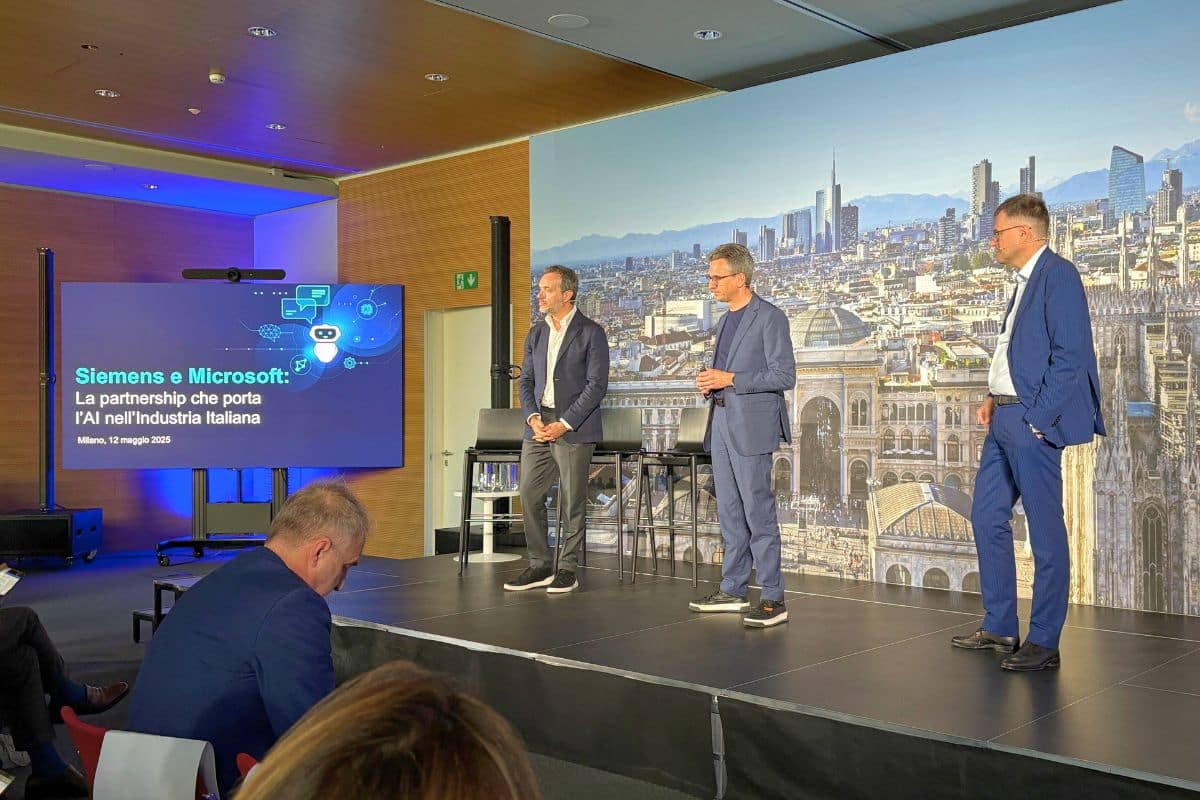Microsoft Italia, Siemens Italia e Danieli automation