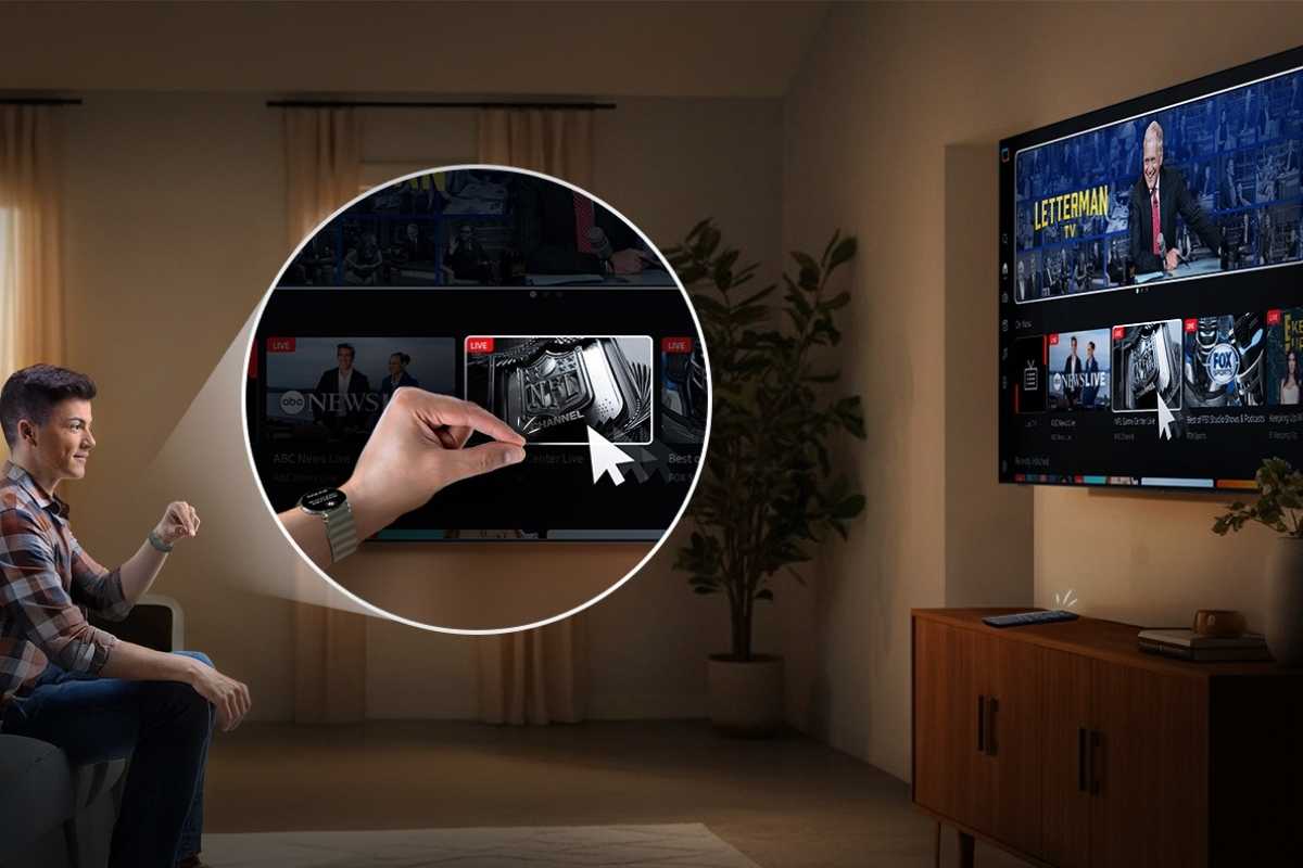 Controllare la TV con movimenti del polso su Samsung 2025
