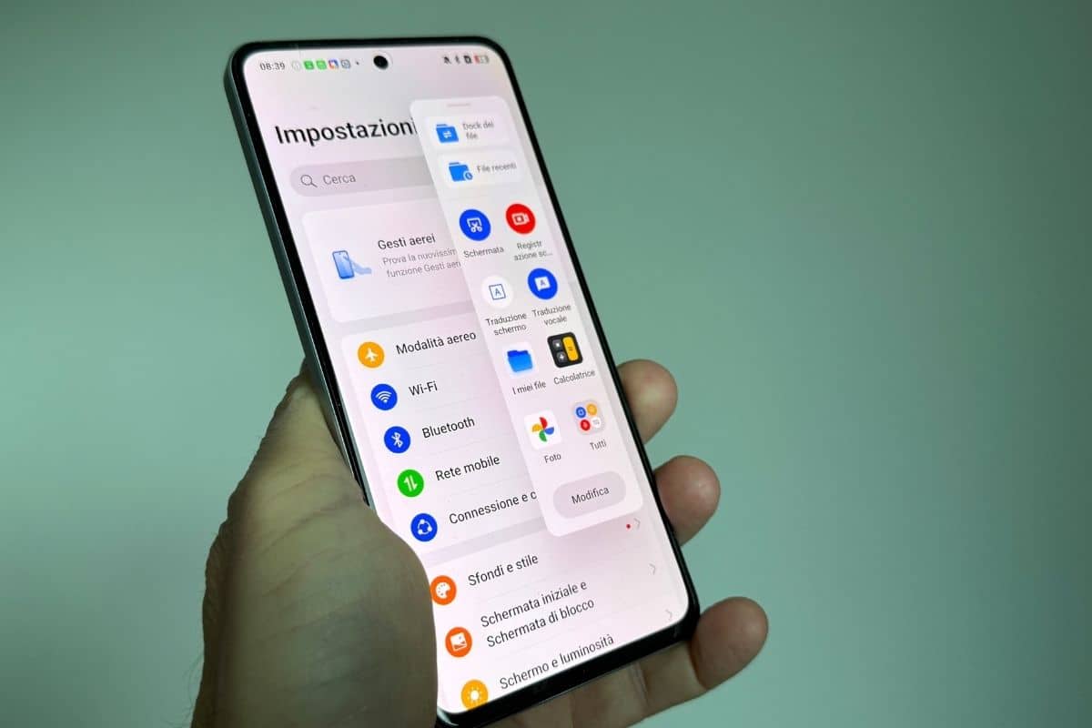 Una schermata di realme 14 5G