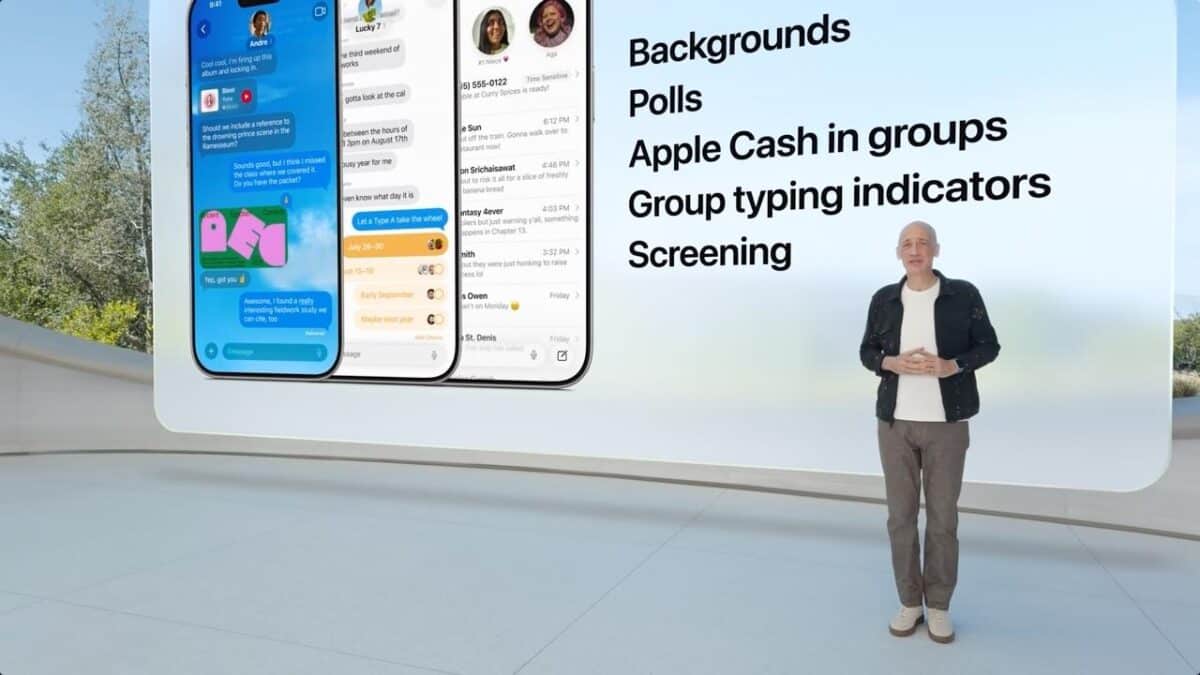 Apple keynote WWDC25