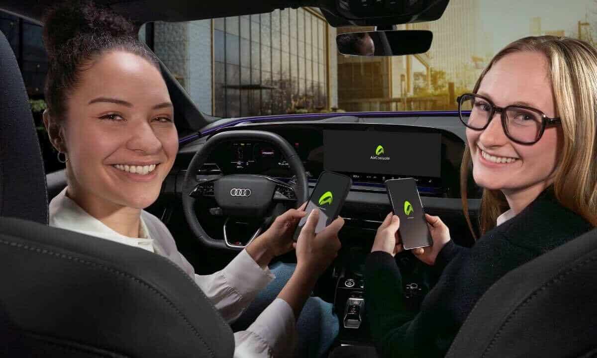 Audi e AirConsole, il gaming arriva in auto: si gioca anche in movimento