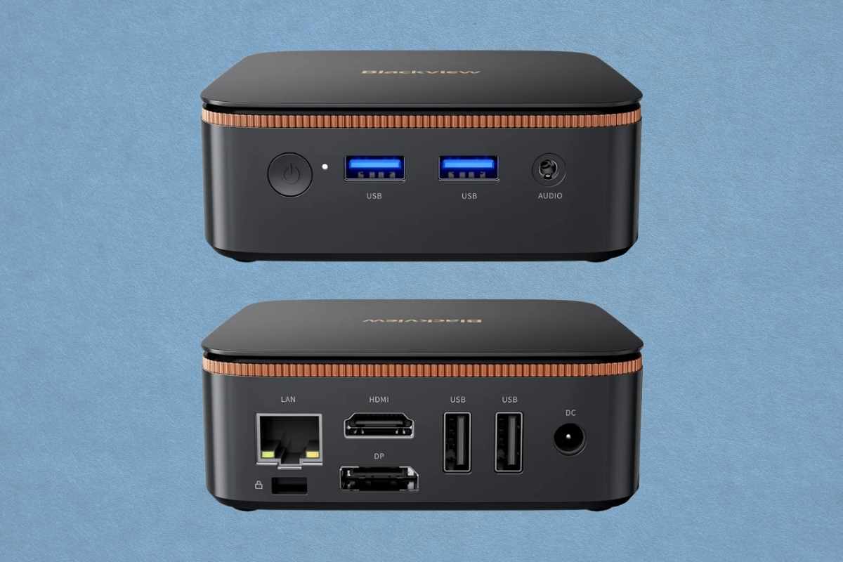 Design e connettività: mini PC Blackview MP20