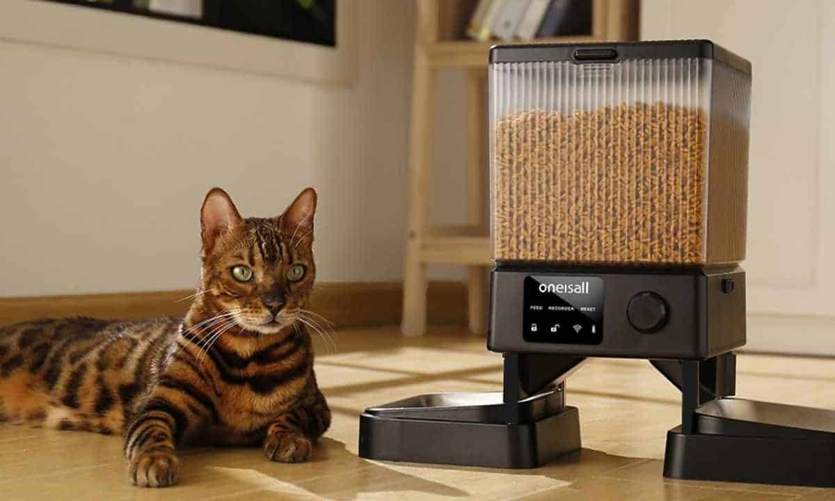 OneIsAll distributore di cibo per gatti smart