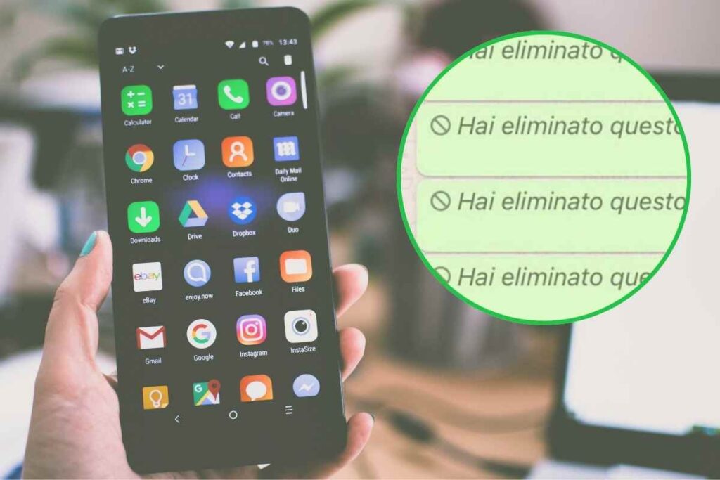 Messaggi Whatsapp eliminati per errore: niente panico