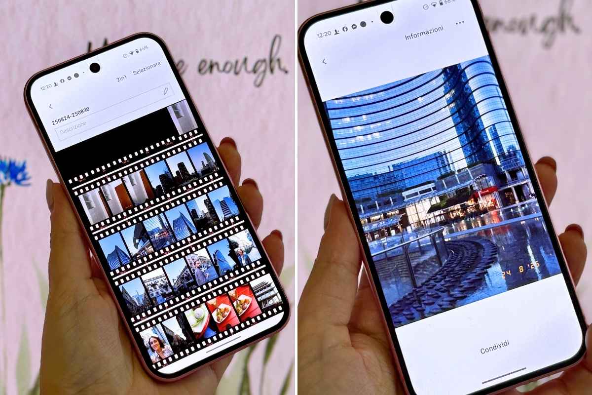 Foto e video verticali pronti da condividere