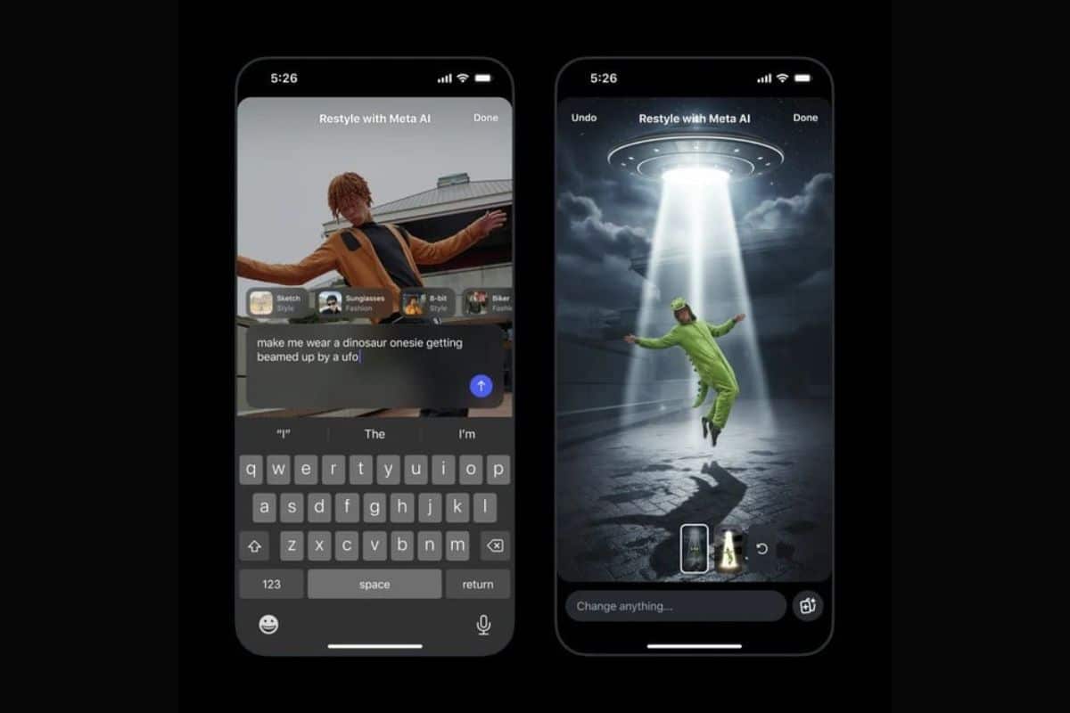Instagram modificare storie con l'IA