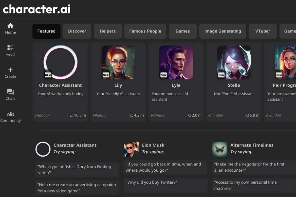 Character.AI lancia il suo social network: evoluzione per l'IA o nuovo rischio per gli utenti?