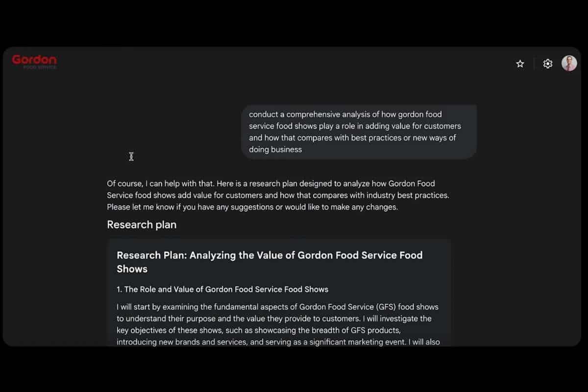 Chat with gemini enterprise