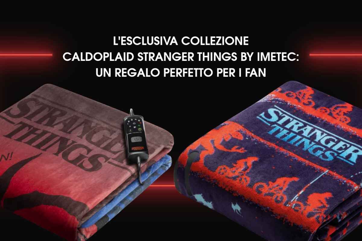 Imetec CaldoPlaid Stranger Things