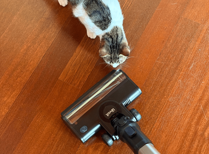 Aspirapolvere leggera per animali con luce LED