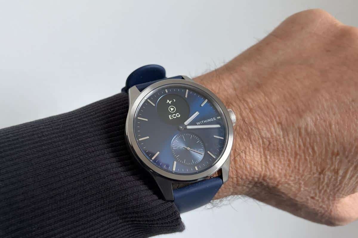 Withings ScanWatch 2, la schermata di accesso all'ECG