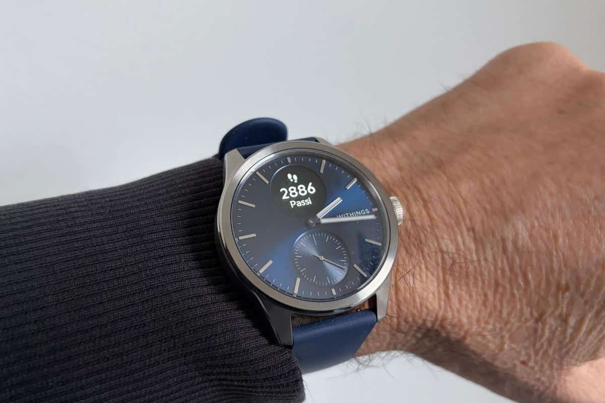 La misurazione dei passi di Withings ScanWatch 2