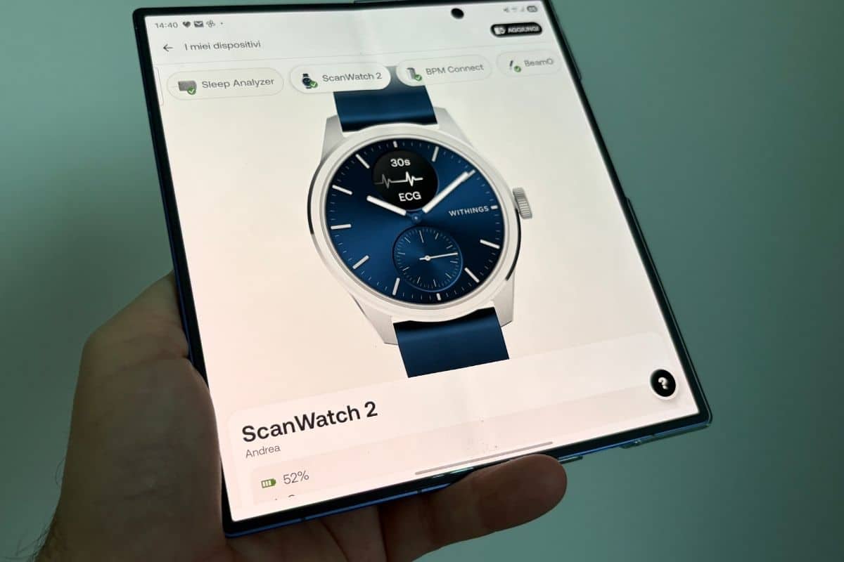 Withings ScanWatch 2 app