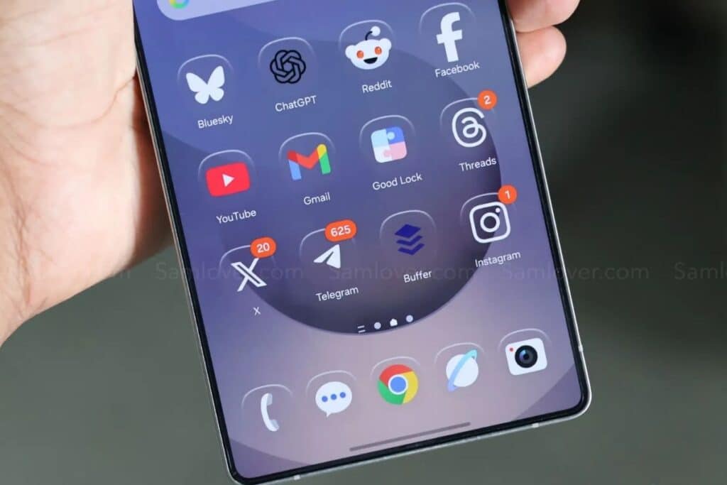 Come avere l'effetto "Liquid Glass" di iOS 26 sul tuo Samsung Galaxy con Good Lock