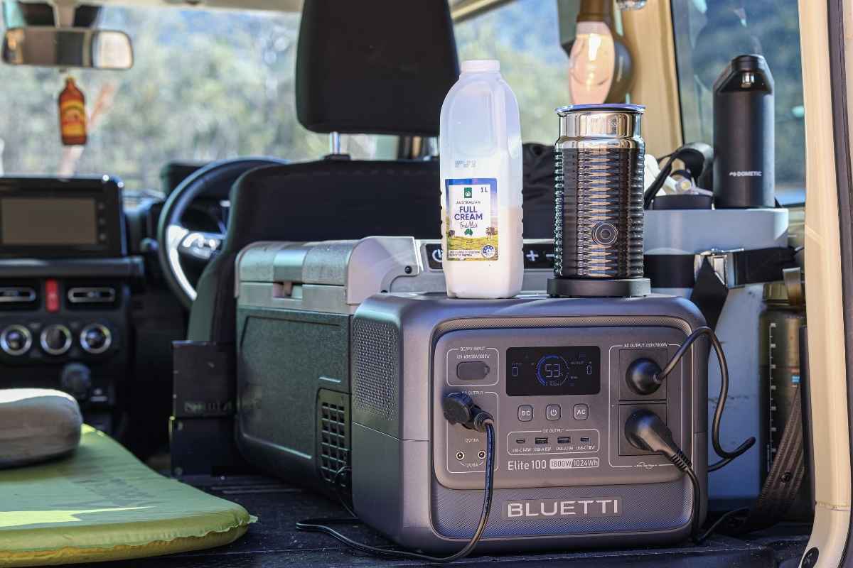 Elite 100 V2 bluetti power station per outdoor in sconto