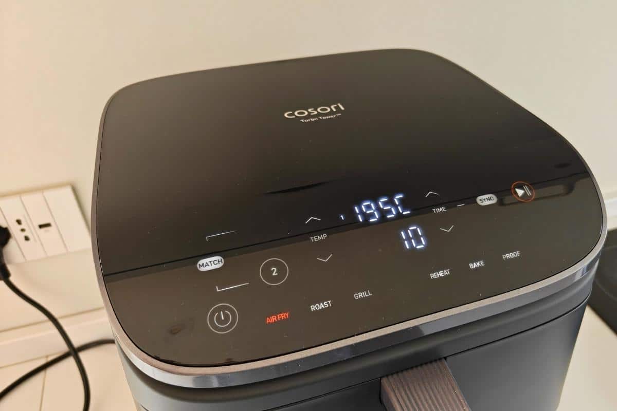 display funzionalità e modalità cottura turbo tower cosori