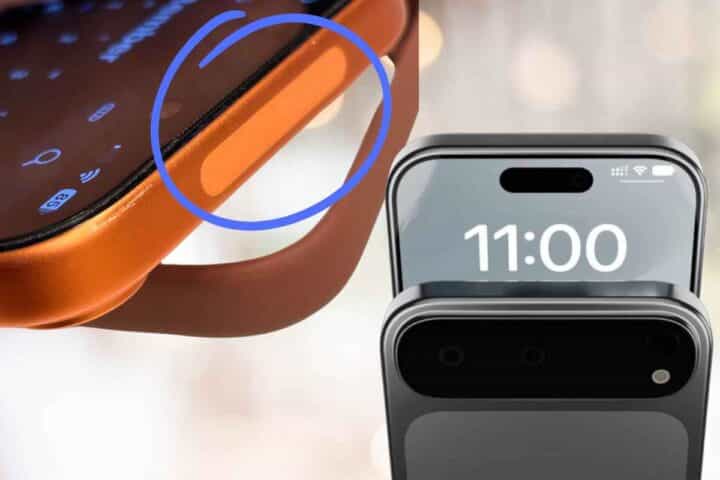 Strana tacchetta sull'iPhone