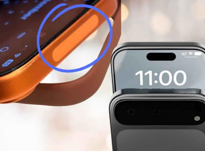 Strana tacchetta sull'iPhone