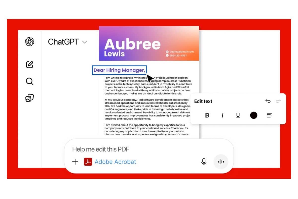 ChatGPT adesso integra Photoshop