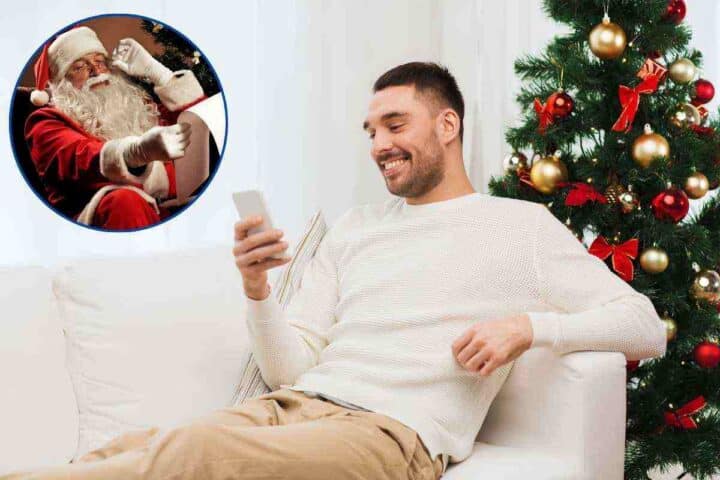 Attiva la funzione "parla con Babbo Natale"