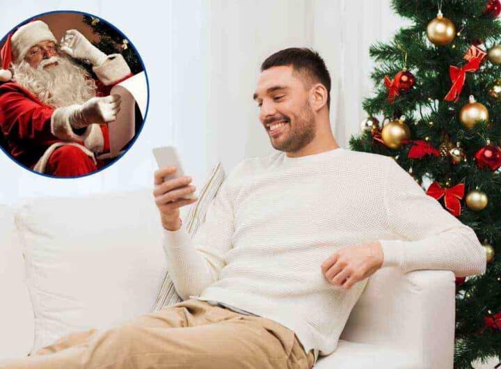 Attiva la funzione "parla con Babbo Natale"