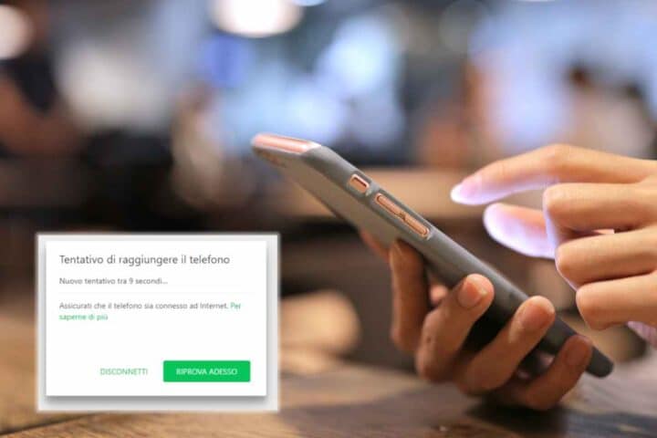 WhatsApp ti disconnette dall'account