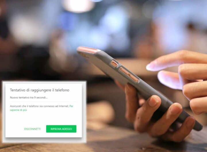 WhatsApp ti disconnette dall'account