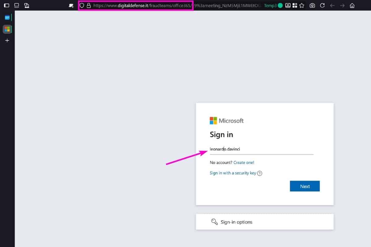 falla outlook schermata digitaldefense 2