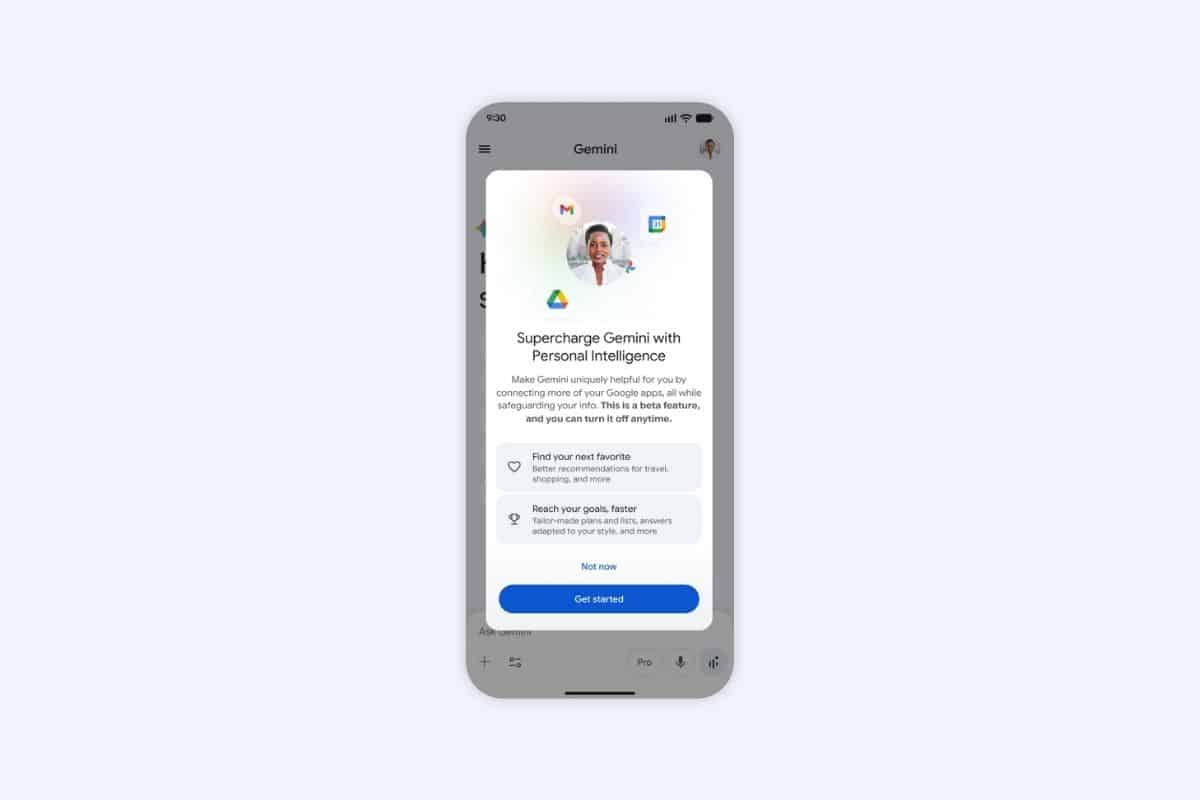 Gemini lancia Personal Intelligence